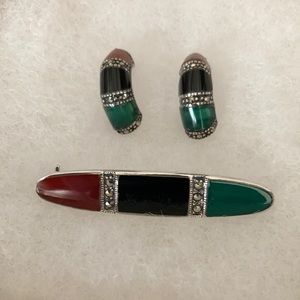 Vintage Jade,Carnelian,Onyx